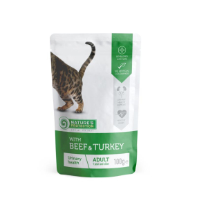 Indoor canned pet food for adult cats with veal